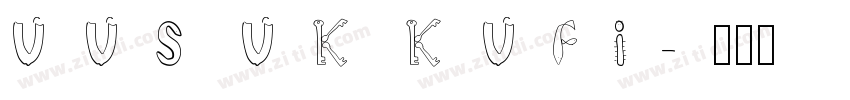 UUS UK KUFI字体转换